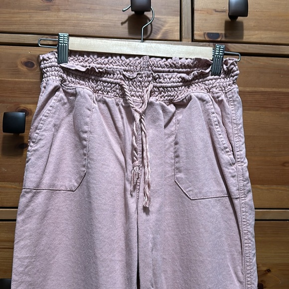 Women’s drawstring, linen pan and soft pink - Picture 2 of 2